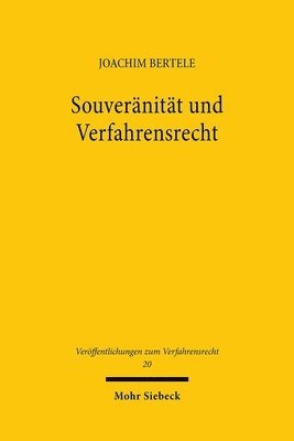 bokomslag Souvernitt und Verfahrensrecht