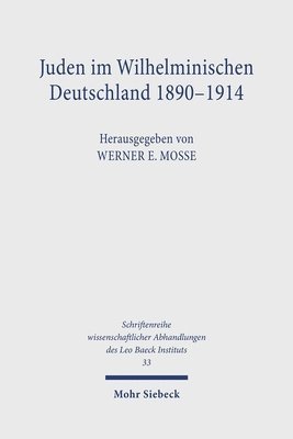 bokomslag Juden im Wilhelminischen Deutschland 1890-1914