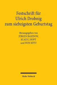 bokomslag Festschrift fr Ulrich Drobnig zum siebzigsten Geburtstag