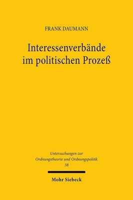 bokomslag Interessenverbnde im politischen Proze