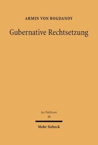 bokomslag Gubernative Rechtsetzung