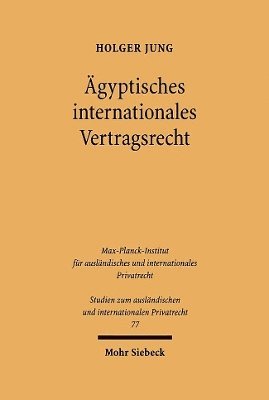 bokomslag gyptisches internationales Vertragsrecht