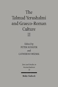 bokomslag The Talmud Yerushalmi and Graeco-Roman Culture II