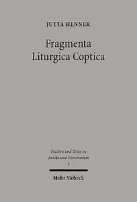 bokomslag Fragmenta Liturgica Coptica