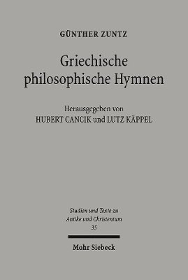 bokomslag Griechische philosophische Hymnen