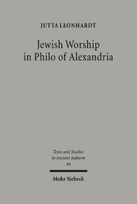 bokomslag Jewish Worship in Philo von Alexandria