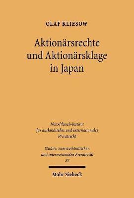 Aktionrsrechte und Aktionrsklage in Japan 1