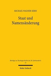 bokomslag Staat und Namensnderung