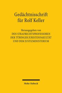 bokomslag Gedchtnisschrift fr Rolf Keller