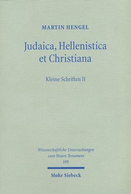 bokomslag Judaica, Hellenistica et Christiana