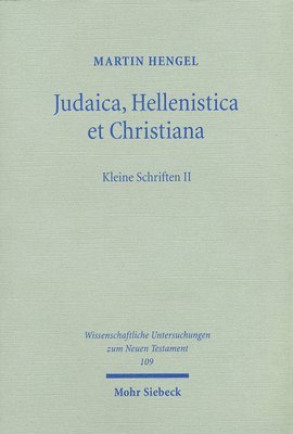 bokomslag Judaica, Hellenistica et Christiana