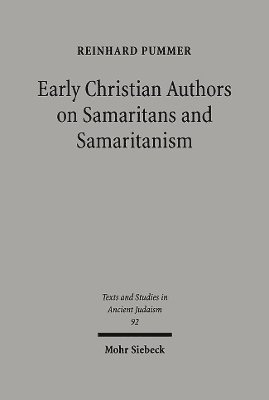 bokomslag Early Christian Authors on Samaritans and Samaritanism