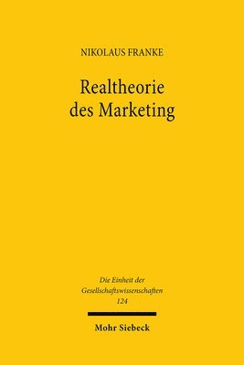 bokomslag Realtheorie des Marketing