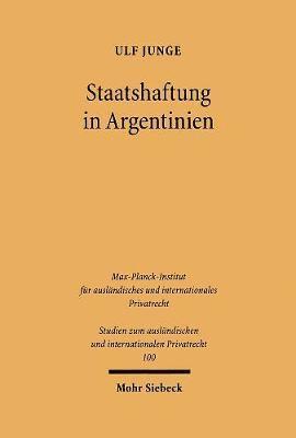 bokomslag Staatshaftung in Argentinien