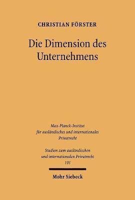Christian Förster, Christian Forster - Die Dimension des Unternehmens, Häftad