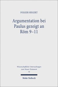 bokomslag Argumentation Bei Paulus Gezeigt an ROM 9-11