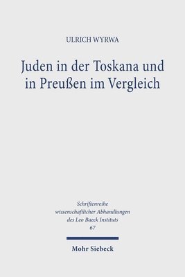 bokomslag Juden in der Toskana und in Preuen im Vergleich