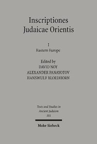 bokomslag Inscriptiones Judaicae Orientis