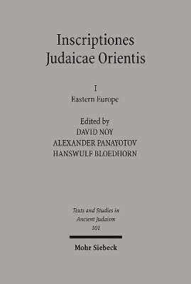 H. Bloedhorn, David Noy, Alexander Panayotov - Inscriptiones Judaicae Orientis, Inbunden