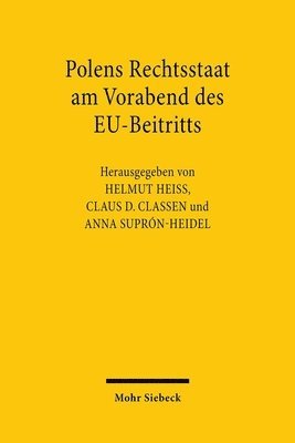 bokomslag Polens Rechtsstaat am Vorabend des EU-Beitritts