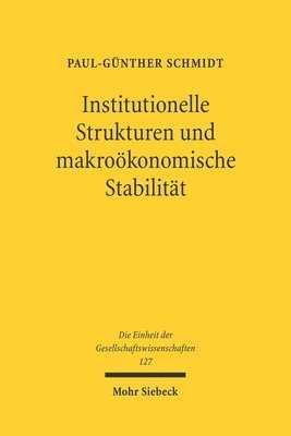 bokomslag Institutionelle Strukturen und makrokonomische Stabilitt