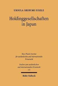 bokomslag Holdinggesellschaften in Japan