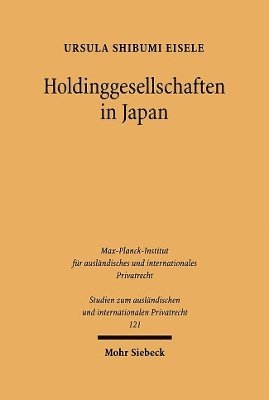 bokomslag Holdinggesellschaften in Japan
