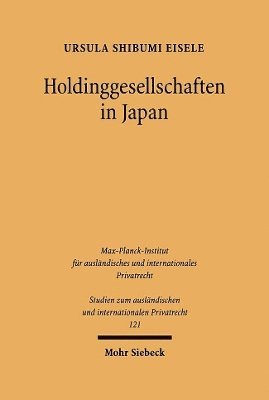 bokomslag Holdinggesellschaften in Japan