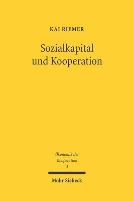 bokomslag Sozialkapital und Kooperation