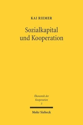 bokomslag Sozialkapital und Kooperation