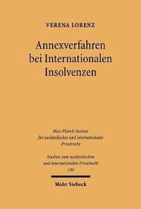 bokomslag Annexverfahren bei Internationalen Insolvenzen