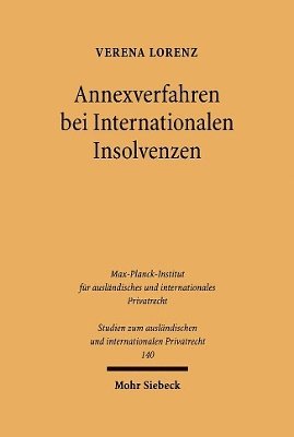 bokomslag Annexverfahren bei Internationalen Insolvenzen