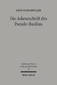 bokomslag Die Askeseschrift des Pseudo-Basilius