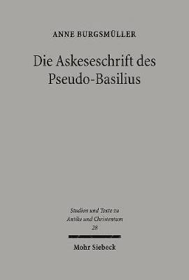 bokomslag Die Askeseschrift des Pseudo-Basilius