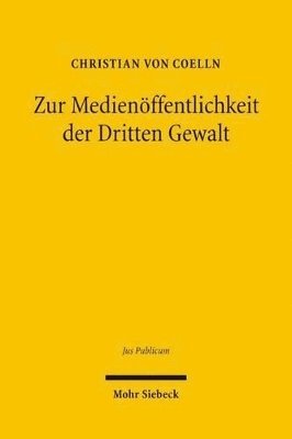 bokomslag Zur Medienffentlichkeit der Dritten Gewalt