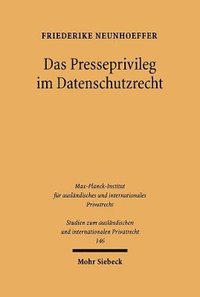 bokomslag Das Presseprivileg im Datenschutzrecht