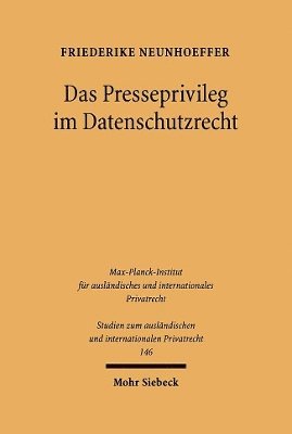 Das Presseprivileg im Datenschutzrecht 1