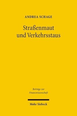 bokomslag Straenmaut und Verkehrsstaus