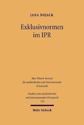 Exklusivnormen im IPR 1