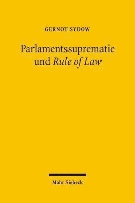 bokomslag Parlamentssuprematie und Rule of Law