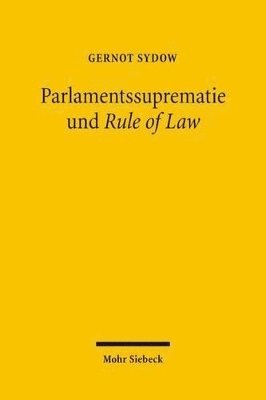 bokomslag Parlamentssuprematie und Rule of Law