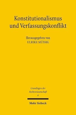 bokomslag Konstitutionalismus und Verfassungskonflikt