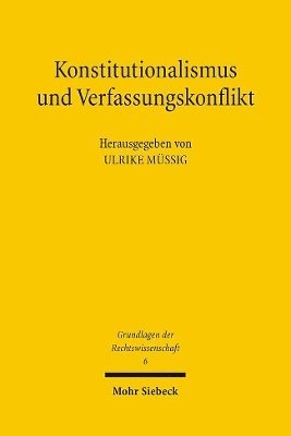 bokomslag Konstitutionalismus und Verfassungskonflikt