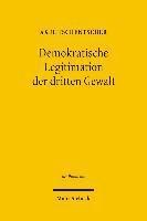 bokomslag Demokratische Legitimation der dritten Gewalt