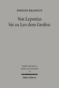 bokomslag Von Leporius bis zu Leo dem Groen