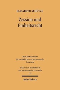 bokomslag Zession und Einheitsrecht