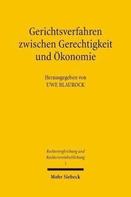 bokomslag Gerichtsverfahren zwischen Gerechtigkeit und konomie