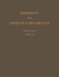 bokomslag Jahrbuch des öffentlichen Rechts der Gegenwart. Neue Folge