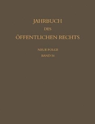 Peter Häberle - Jahrbuch des öffentlichen Rechts der Gegenwart. Neue Folge, Inbunden