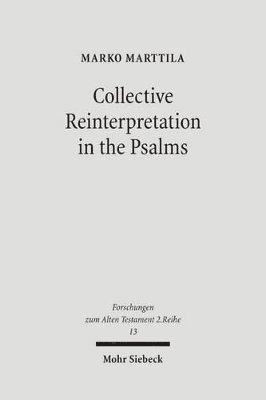 Marko Marttila - Collective Reinterpretation in the Psalms, Häftad